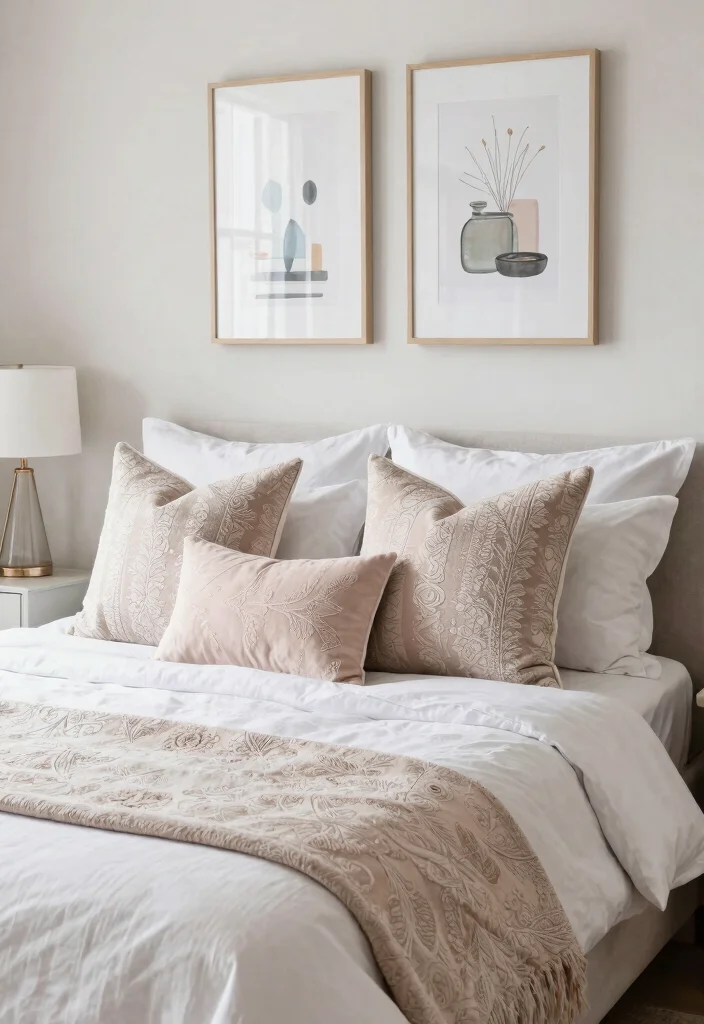 18 Modern French Bedroom Decor Ideas: Elegant Soft Style - 15. Create Harmony with Accessories 1