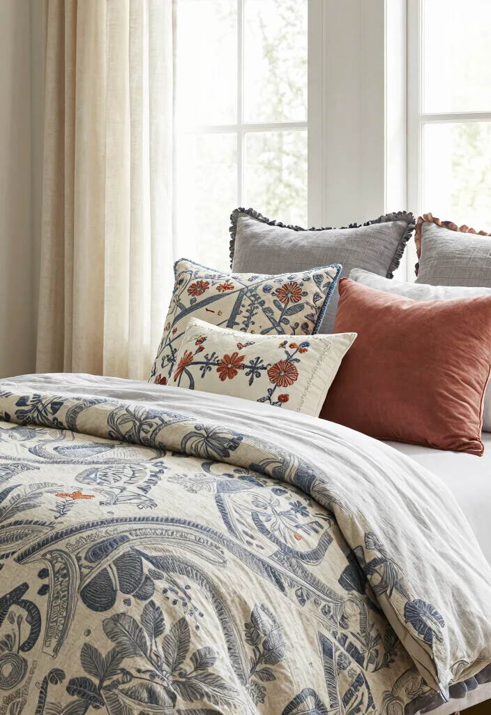 18 Modern French Bedroom Decor Ideas: Elegant Soft Style - 16. Personalize with Textiles 1