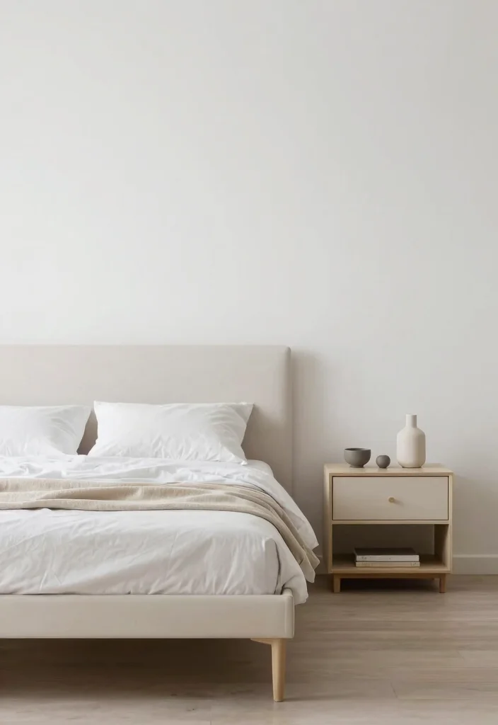 18 Modern French Bedroom Decor Ideas: Elegant Soft Style - 18. Keep it Minimal with Clean Lines 1