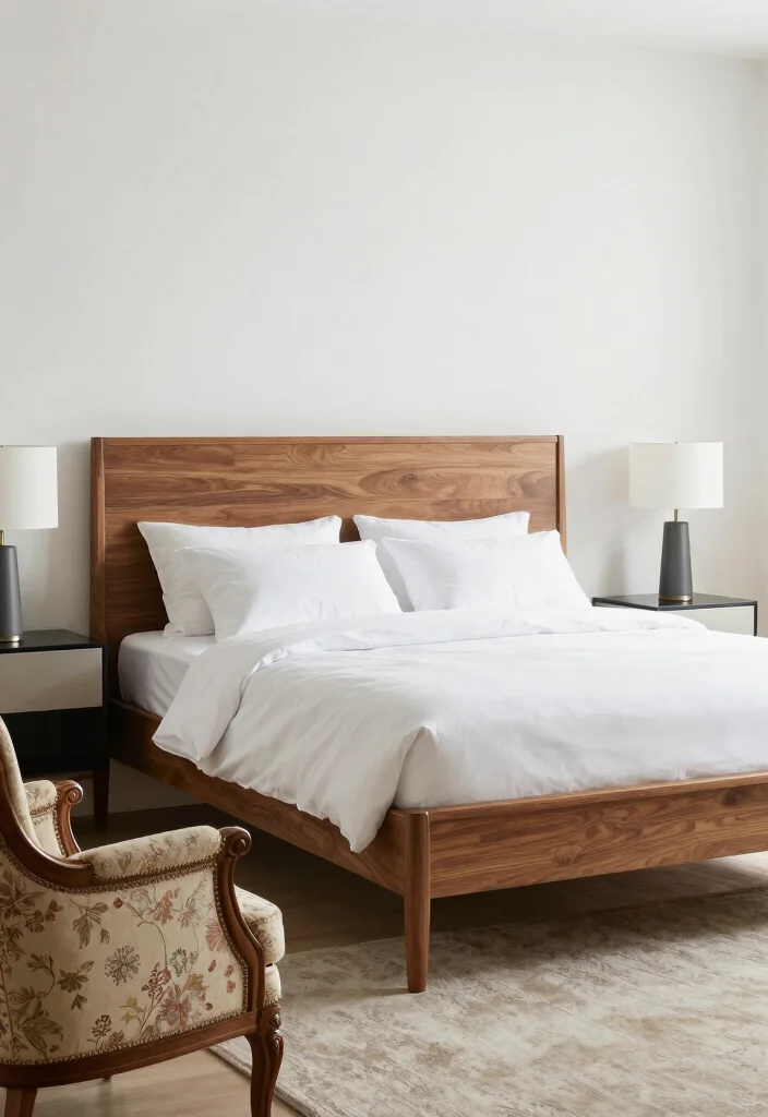 18 Modern French Bedroom Decor Ideas: Elegant Soft Style - 4. Choose Striking Furniture Pieces 1