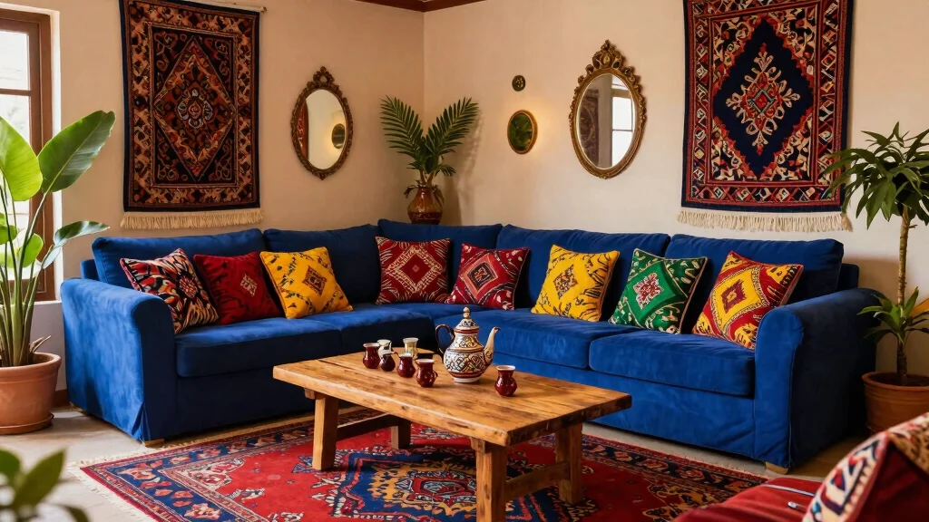 18 Morocco Living Room Ideas Rich Texture and Pattern