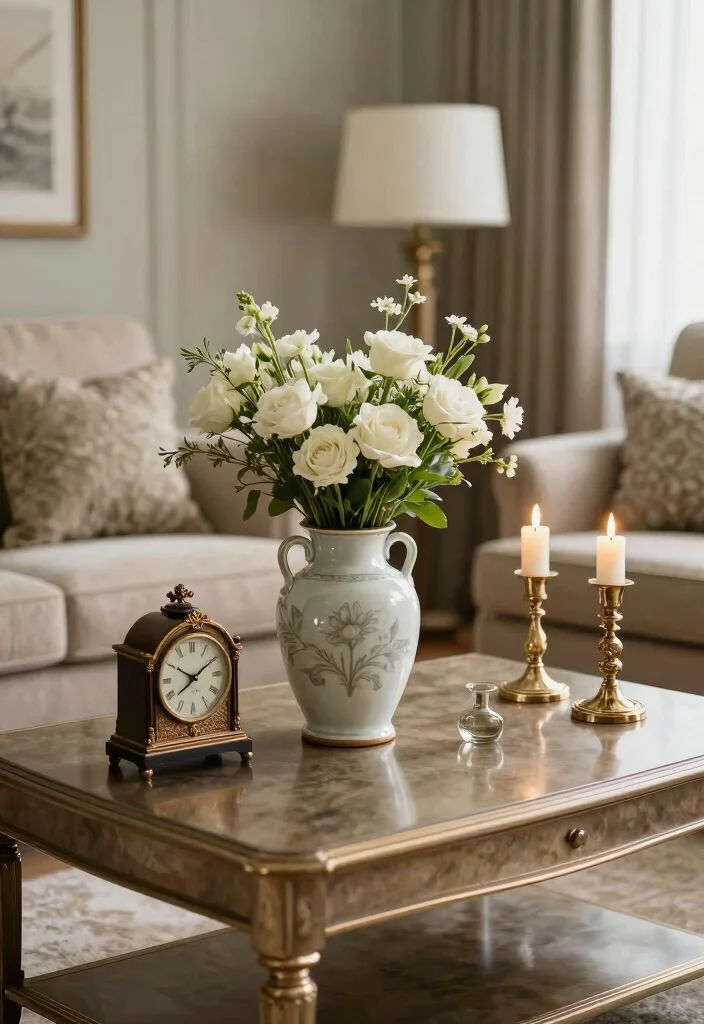 18 Sophisticated Living Room Ideas Polished and Timeless - 10. Timeless Home Accents 1