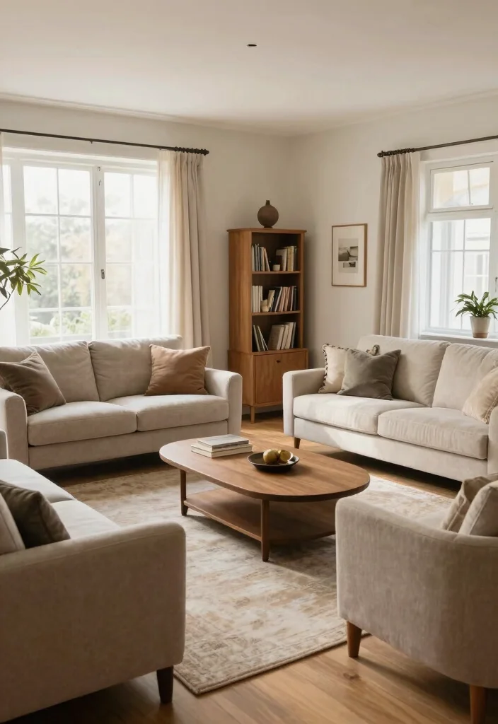 18 Sophisticated Living Room Ideas Polished and Timeless - 12. Thoughtful Layouts 1