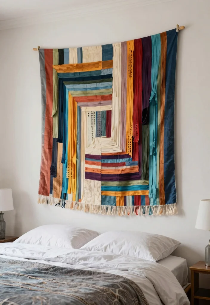 18 Wall Hanging DIY Paper for Bedroom Ideas: Creative Budget Craft - 12. DIY Paper Wall Tapestries 1