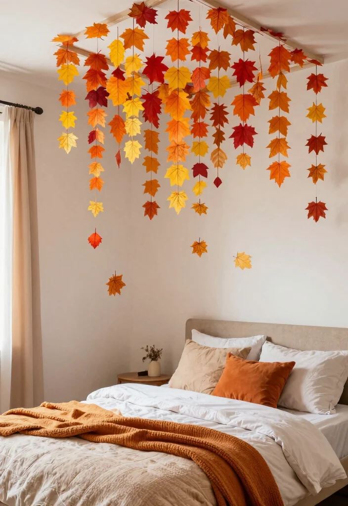 18 Wall Hanging DIY Paper for Bedroom Ideas: Creative Budget Craft - 14. Seasonal Paper Decor 1