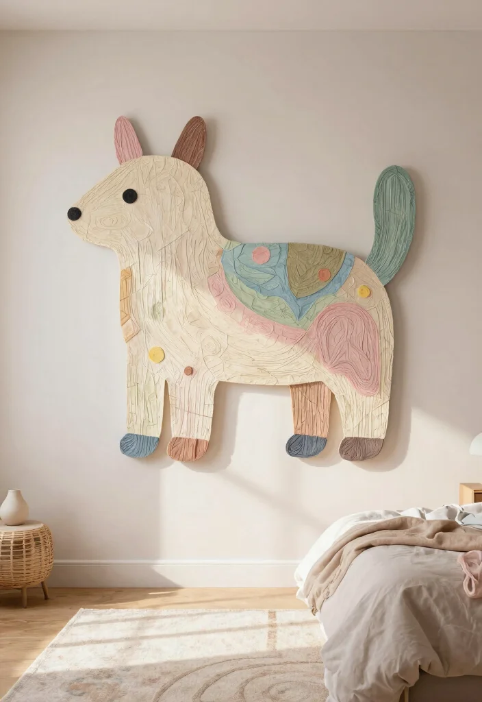 18 Wall Hanging DIY Paper for Bedroom Ideas: Creative Budget Craft - 5. Handmade Paper Mache Art 1