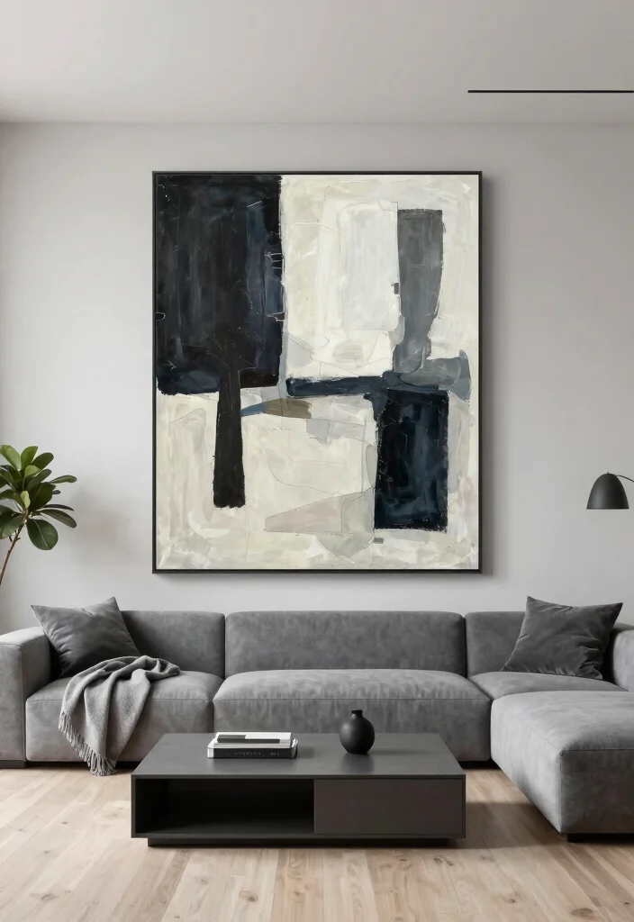 19 Unique Living Room Ideas That Stand Out Instantly - 5. Minimalist Design with a Twist 1