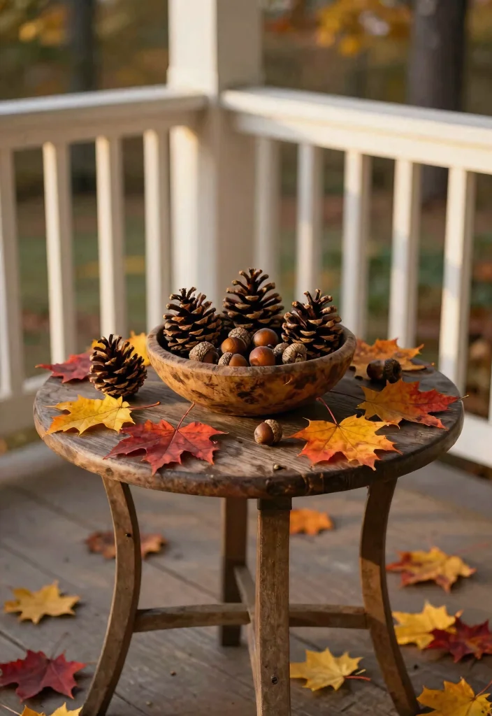 12 Autumn Porch Decor Ideas That Last Through Thanksgiving - 6. Natural Elements 1