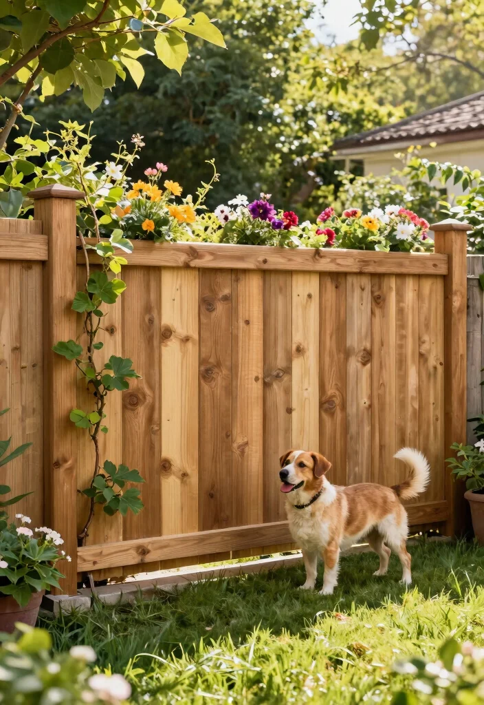 12 Fence For Dogs Ideas That Stop Digging and Jumping for Good - 1. Sturdy Wooden Fences 1