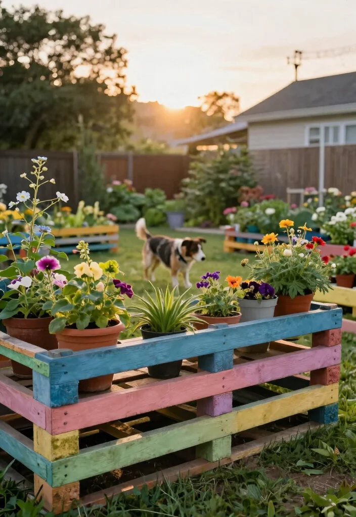 12 Fence For Dogs Ideas That Stop Digging and Jumping for Good - 6. Repurposed Pallet Fencing 1
