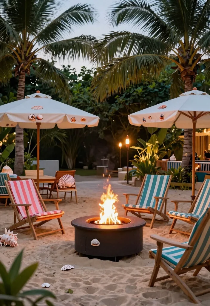 12 Outdoor Fire Pit Area Ideas for Small Backyards - 12. Themed Fire Pit Areas 1