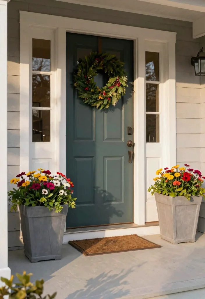 12 Planters for Front Porch Ideas That Survive Freezing Winters - 4. Eco-Friendly Composite Planters 1
