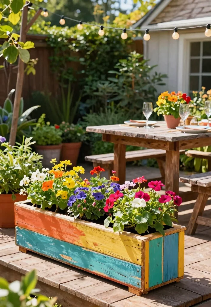 14 Decorating a Deck Ideas on a Budget That Last All Season - 4. DIY Planter Boxes 1