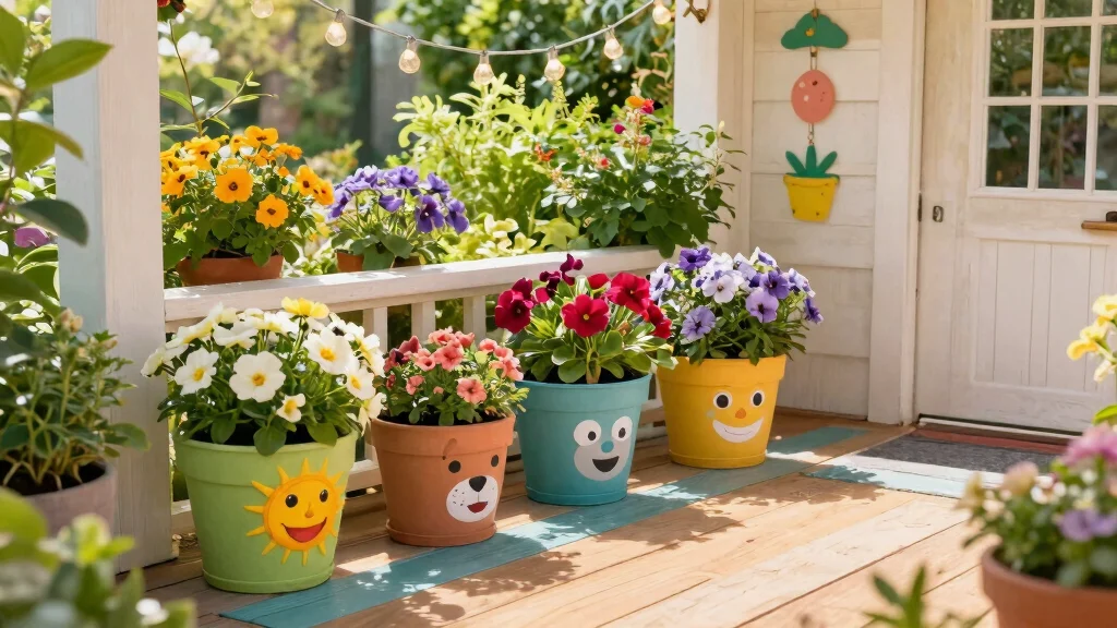 14 Face Flower Pots Ideas That Add Personality to Any Porch