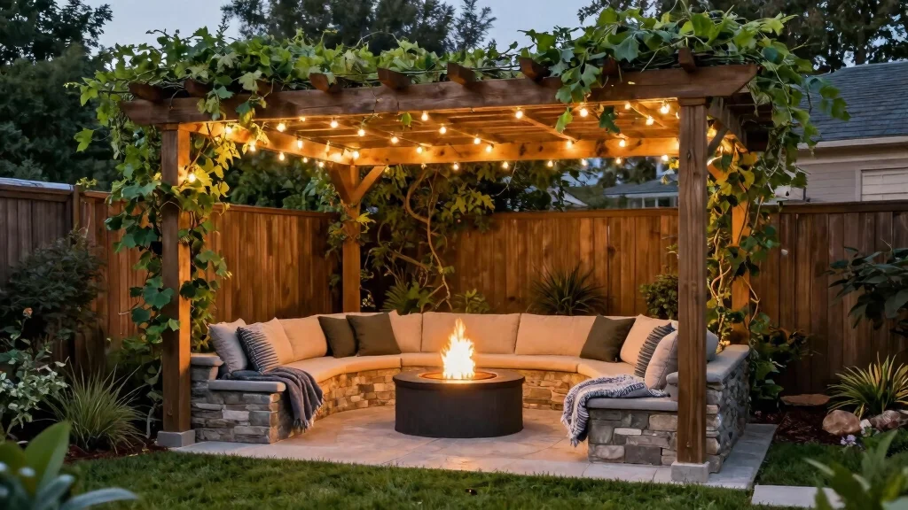 14 Fire Pit Pergola Ideas That Keep Smoke Out of Your Face