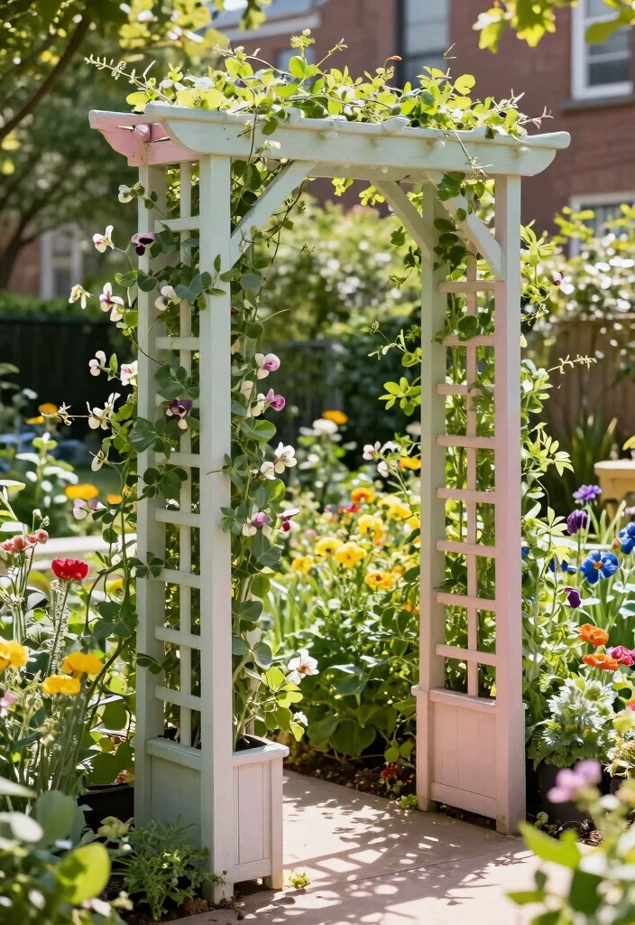 14 Garden Fence Ideas That Keep Critters Out Without Blocking Sun - 12. Trellis Fencing 1
