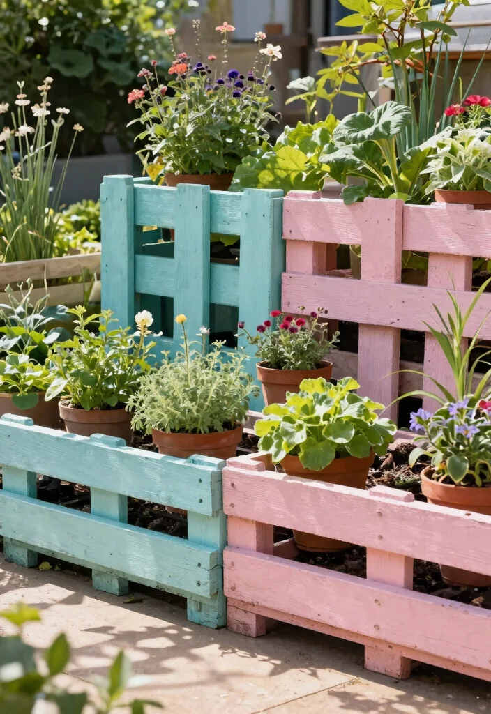 14 Garden Fence Ideas That Keep Critters Out Without Blocking Sun - 6. Recycled Pallet Fencing 1