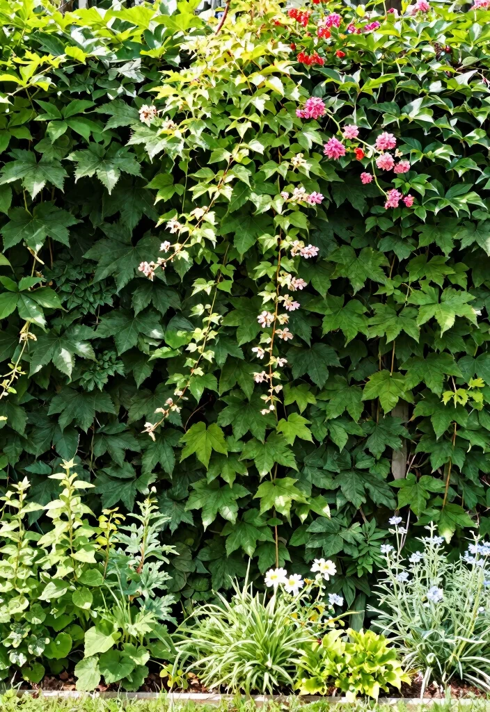 14 Garden Fence Ideas That Keep Critters Out Without Blocking Sun - 8. Green Wall Fences 1