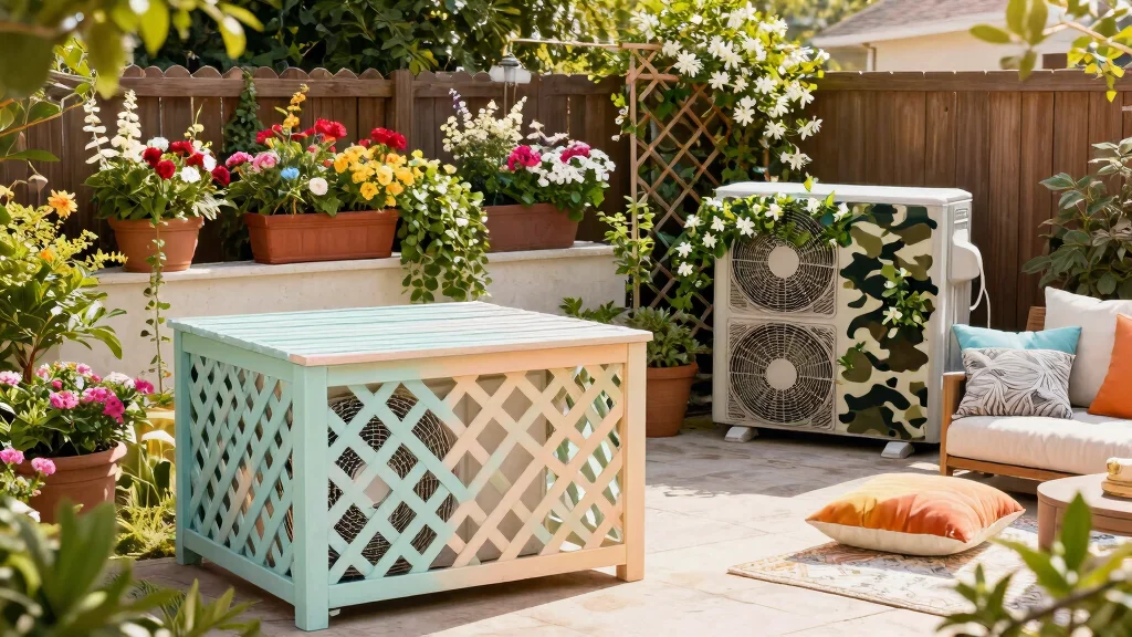 14 Outdoor AC Cover Ideas That Hide the Unit Without Blocking Airflow