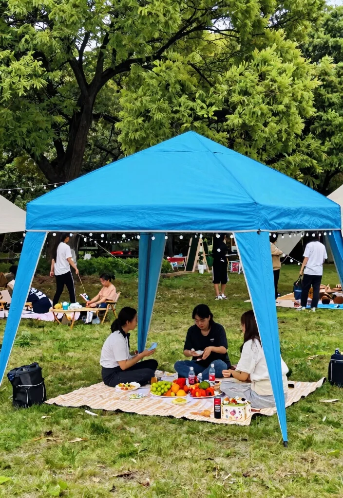 14 Patio Shade Ideas That Don't Require Permanent Installation - 2. Portable Canopy Tents 1