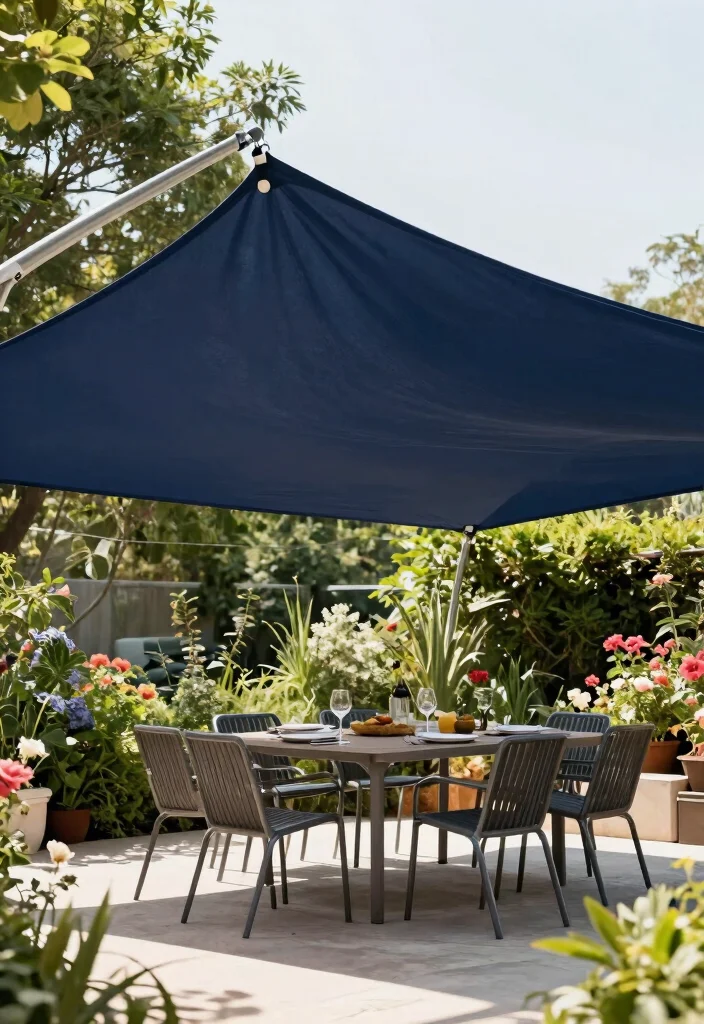 14 Sail Shades for Patio Ideas That Stay Taut in Wind - 2. Elegant Rectangles 1