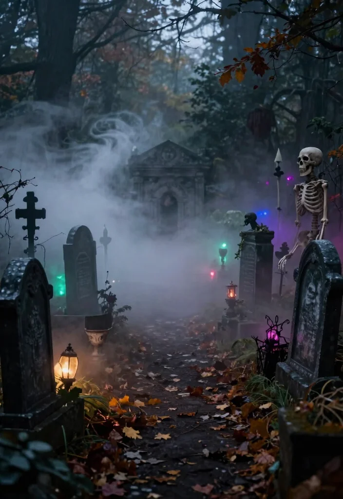 14 Scary Halloween Decorations for Outdoors That Actually Frighten Adults - 13. Frightening Fog Machines 1