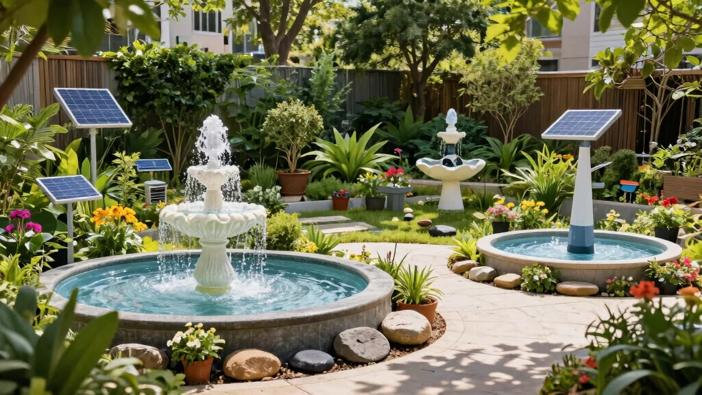 14 Solar Water Fountains Outdoor That Run Without Outlets