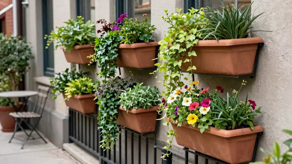 14 Trough Planter Ideas for Narrow Porches and Patios
