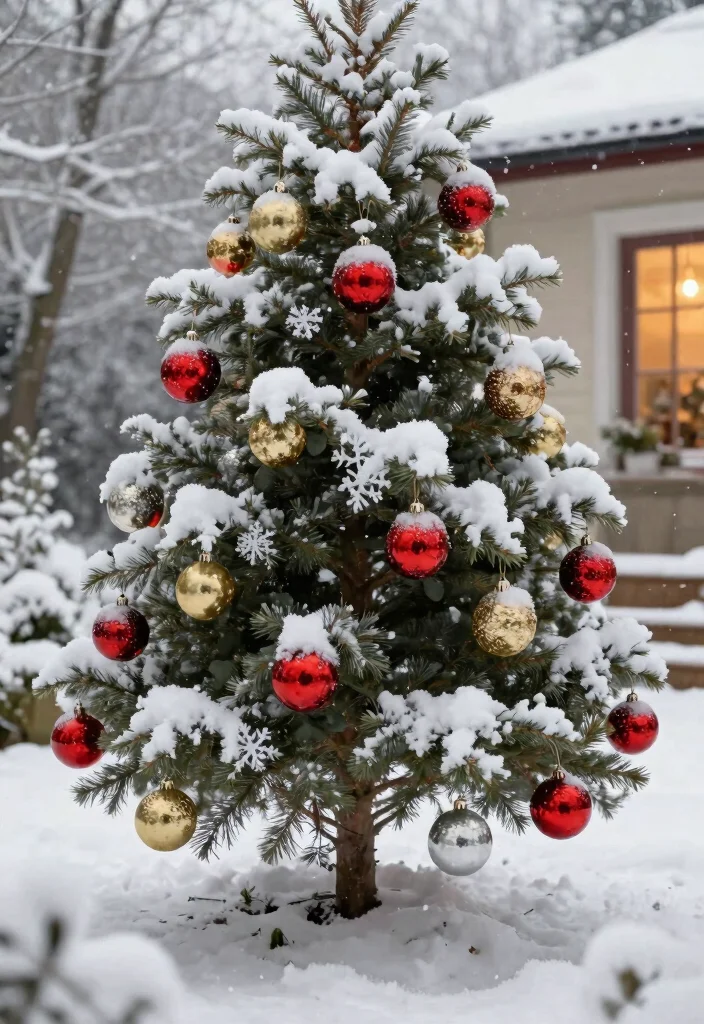 15 Backyard Christmas Decor Ideas That Withstand Winter Weather - 3. Durable Outdoor Ornaments 1