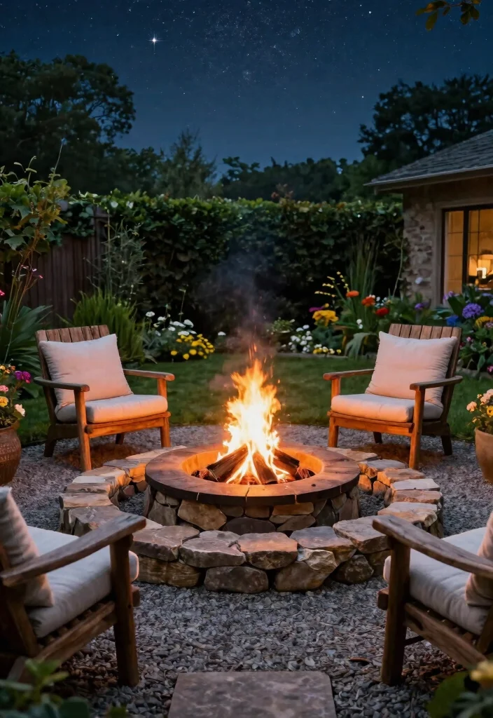 15 Easy Backyard Fire Pit Ideas You Can Build in a Weekend - 1. Simple Stone Circle Pit 1