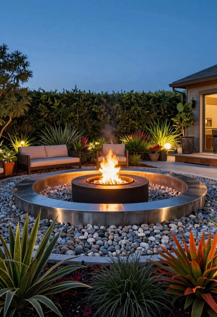 15 Easy Backyard Fire Pit Ideas You Can Build in a Weekend - 6. DIY Fire Pit Ring with Steel Edges 1