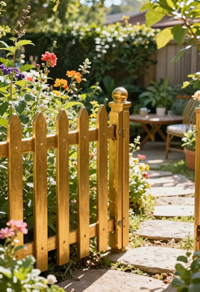 15 Fence Stain Colors That Hide Years of Weather Damage - 10. Honey Gold 1