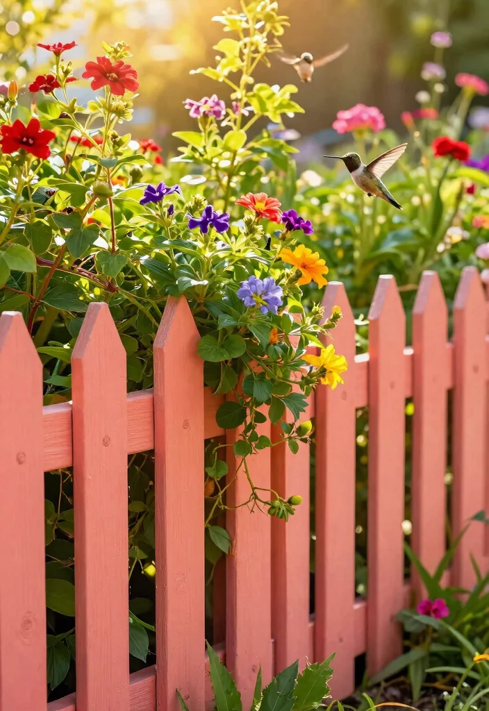 15 Fence Stain Colors That Hide Years of Weather Damage - 8. Vibrant Coral 1