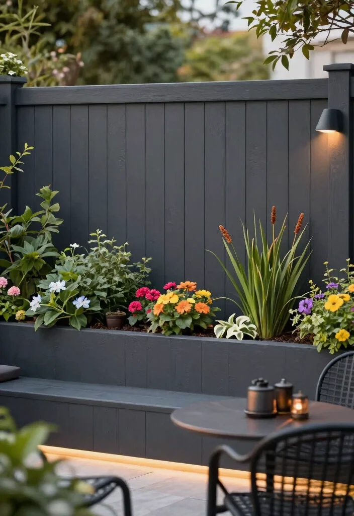 15 Fence Stain Colors That Hide Years of Weather Damage - 9. Charcoal Gray 1