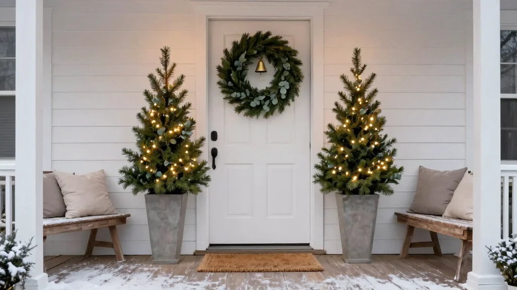 15 Front Porch Christmas Decor Ideas That Look Festive Not Cluttered