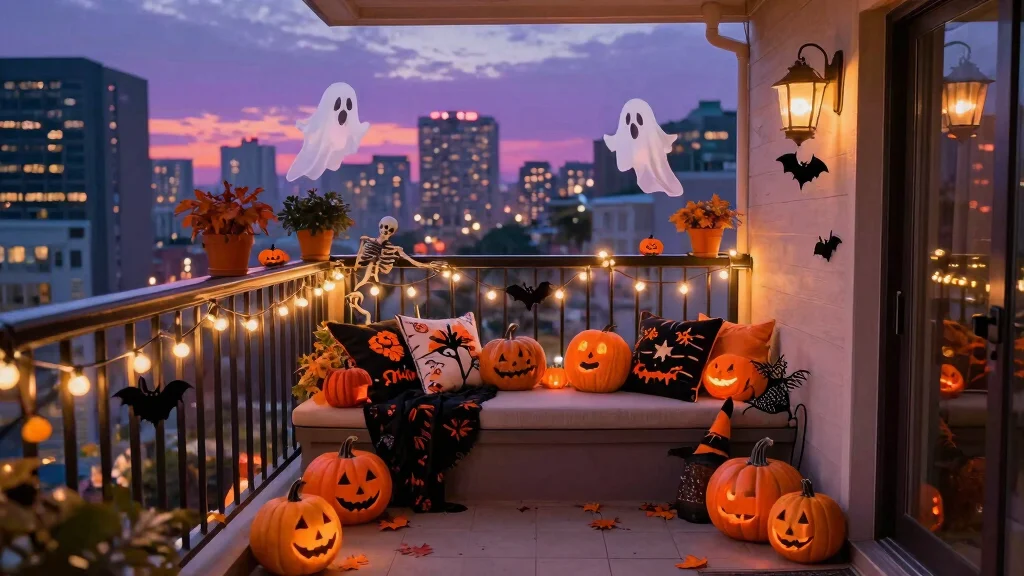 15 Halloween Balcony Decor Ideas for Small Spaces and Railings
