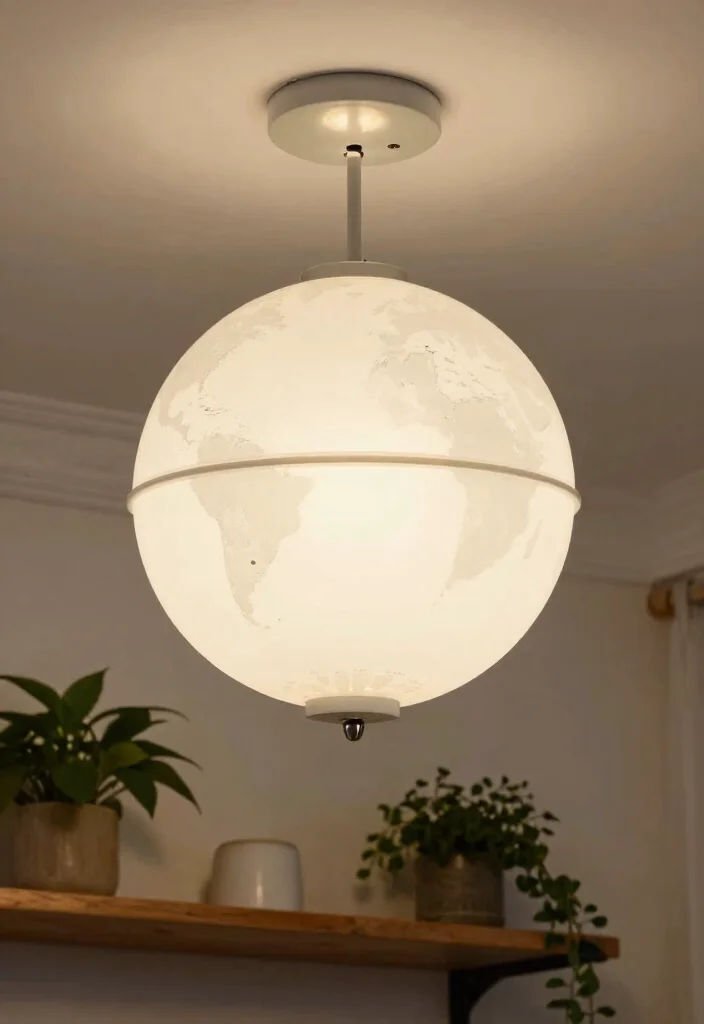 15 Modern Ceiling Light Ideas That Fit Low Ceilings - 9. Globe Ceiling Lights 1
