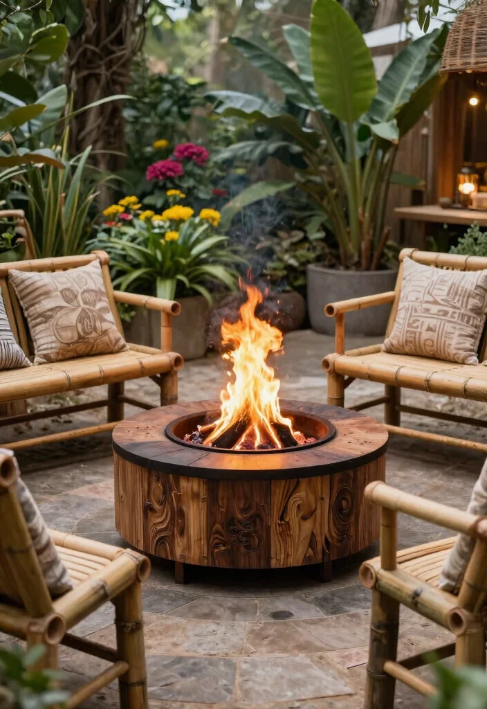 15 Outdoor Fire Pit Ideas That Stay Lit Through Wind and Rain - 10. Eco-Friendly Fire Pit 1
