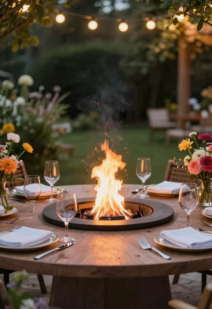 15 Outdoor Fire Pit Ideas That Stay Lit Through Wind and Rain - 14. Tabletop Fire Pit 1