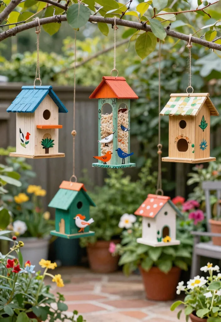 18 Dollar Tree Outdoor Decor Ideas That Actually Look Expensive - 9. DIY Bird Feeders 1