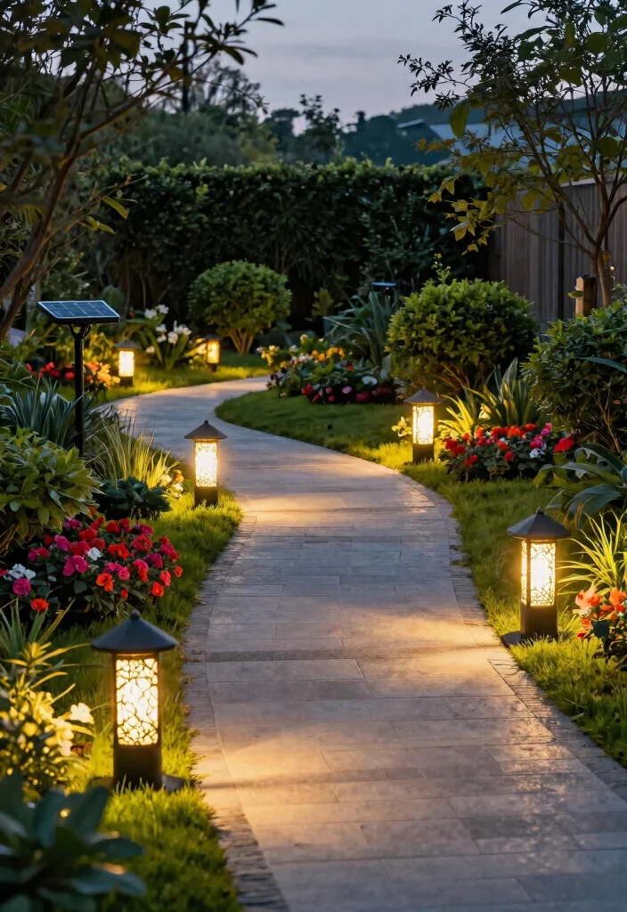 18 House Lighting Outdoor Ideas That Boost Curb Appeal Fast - 1. Solar Pathway Lights 1