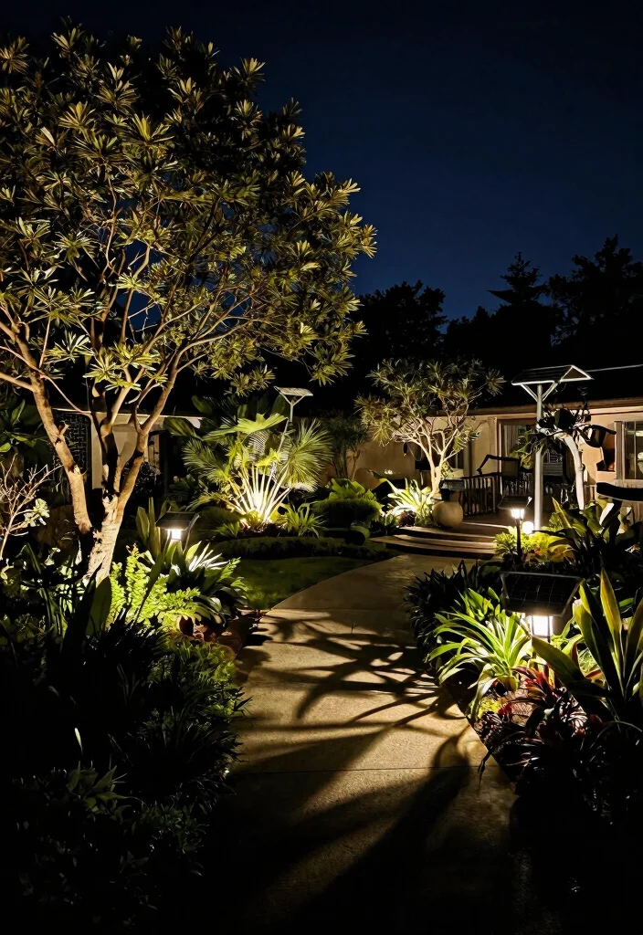 18 House Lighting Outdoor Ideas That Boost Curb Appeal Fast - 10. Ambient Solar Flood Lights 1