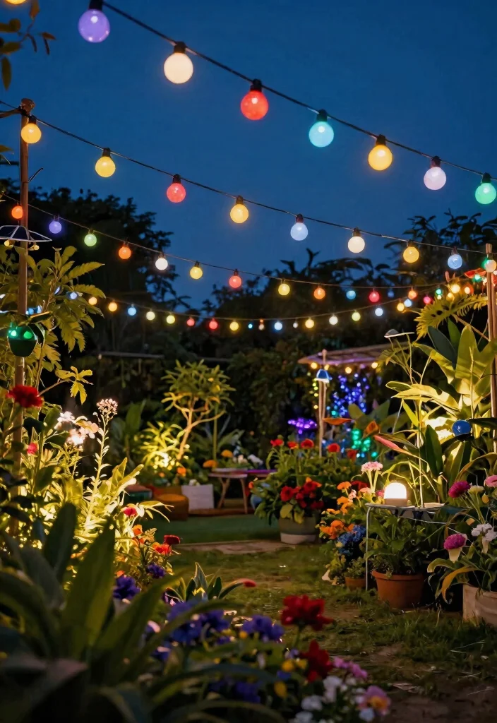 18 House Lighting Outdoor Ideas That Boost Curb Appeal Fast - 8. Solar String Ball Lights 1