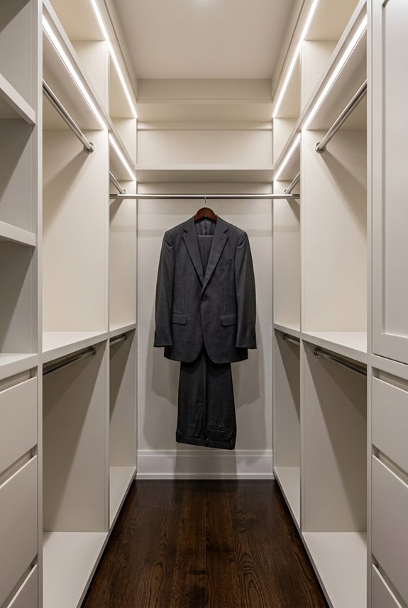 24 inch closet depth balances accessibility and storage