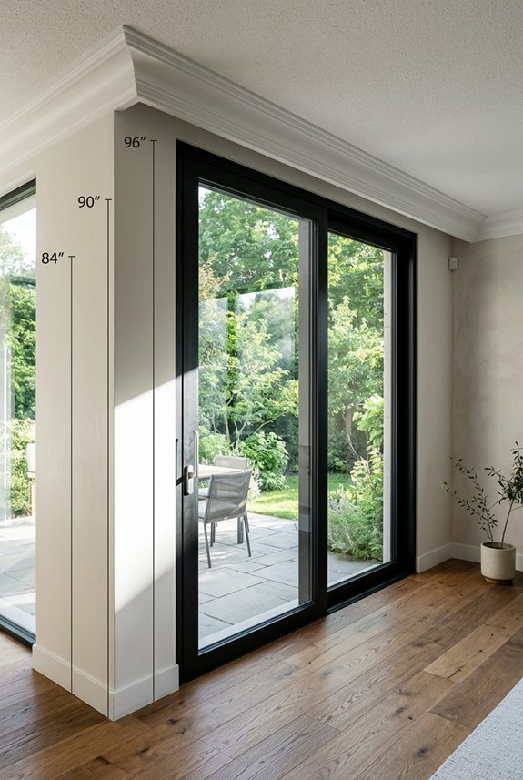 84 90 96 inch door heights