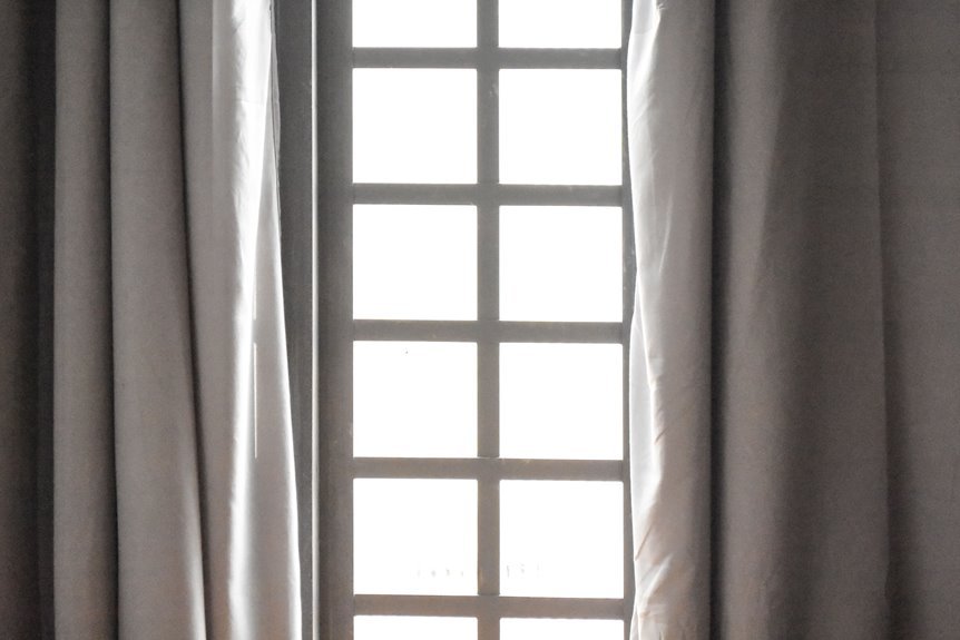 blackout curtains reduce heat gain