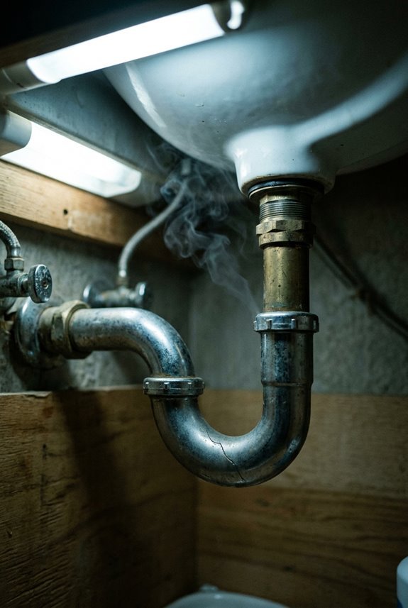 Why Does Your Bathroom Sink Smell Like Sewer? 3 dry p trap evaporation odor remedy
