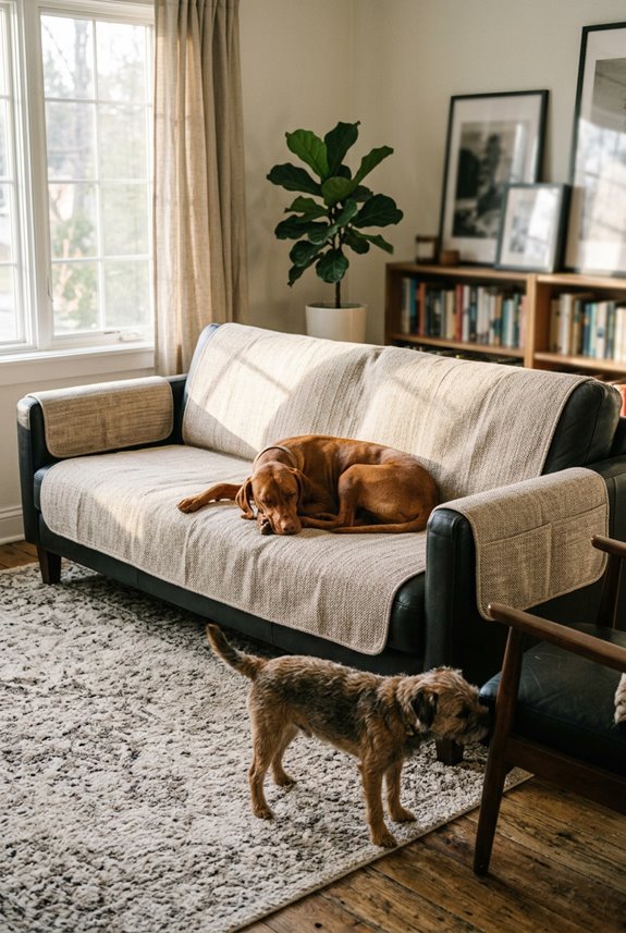 Protecting Leather Couches From Dogs: A Good Pet Owner's Guide 2 leather couch protection from dogs wear