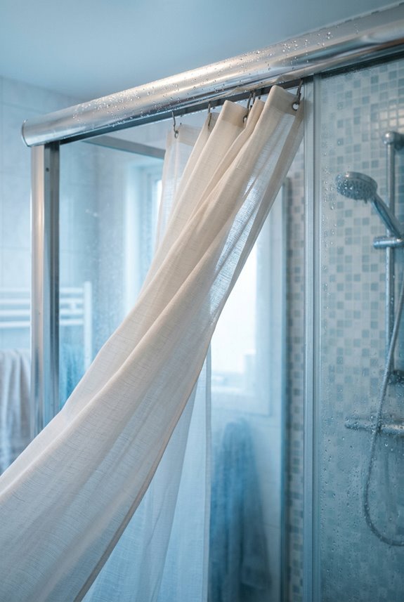 open curtain to balance airflow