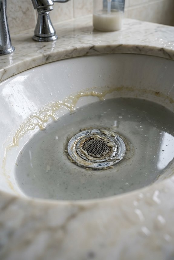 soap scum clogs pipes gradually buildup